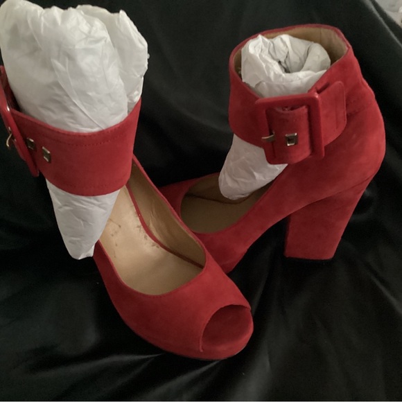 Nine West ankle strap heels size 7.5 - Picture 2 of 11